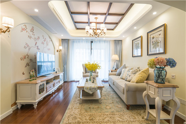 沈陽-中海城85平「田園風格」裝修設(shè)計案